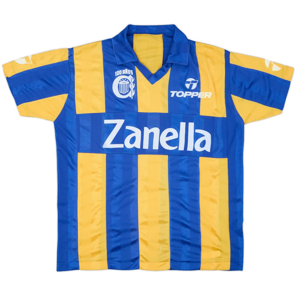 1990-91 Rosario Central Home Shirt #7 - 8/10 - (L)