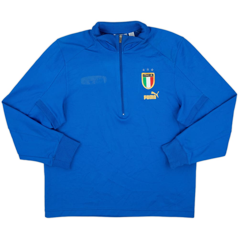 2003-04 Italy Puma 1/4 Zip Drill Top - 5/10 - (L)