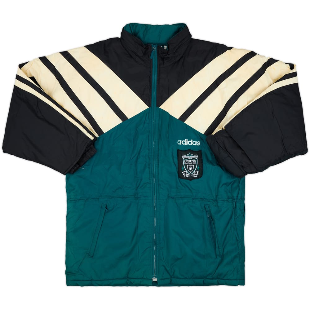 1995-96 Liverpool adidas Padded Bench Coat - 5/10 - (M)