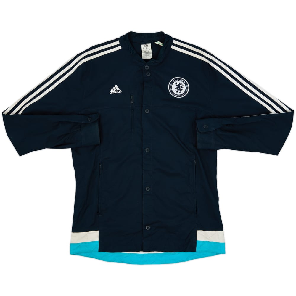 2014-15 Chelsea adidas Button Track Jacket - 8/10 - (M)