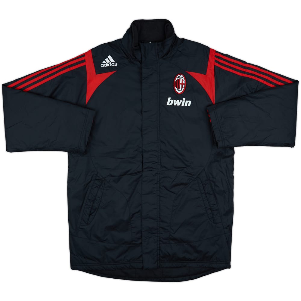 2007-08 AC Milan adidas Padded Bench Coat - 5/10 - (S)