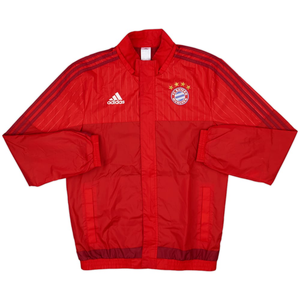2015-16 Bayern Munich adidas Hooded Rain Jacket - 7/10 - (M)