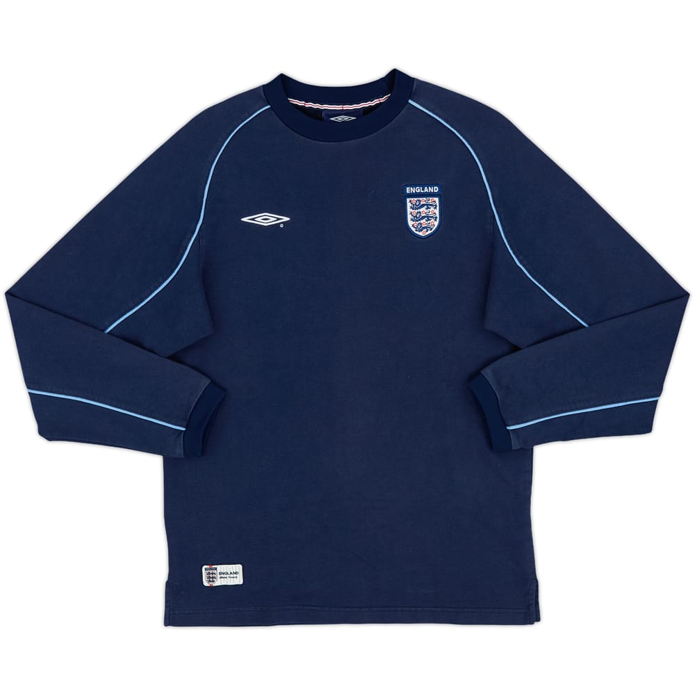 2000-02 England Umbro Sweat Top - 7/10 - (M)