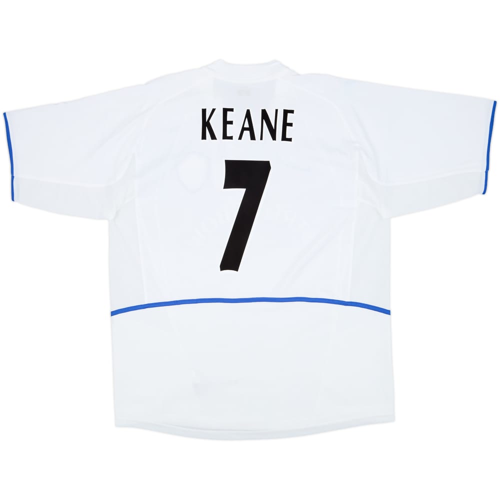 2002-03 Leeds United Home Shirt Keane #7 - 8/10 - (XL)