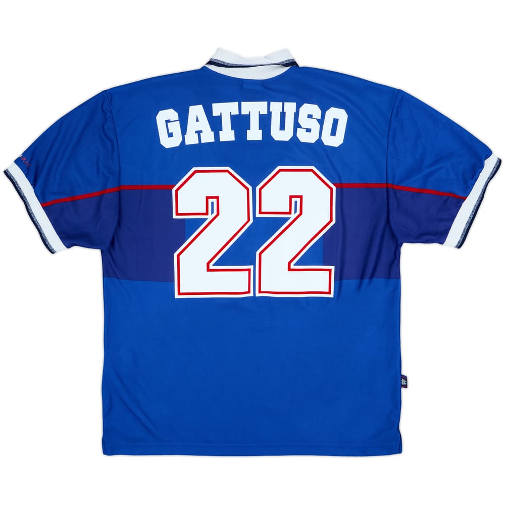 1997-99 Rangers Home Shirt Gattuso #22 - 8/10 - (L)