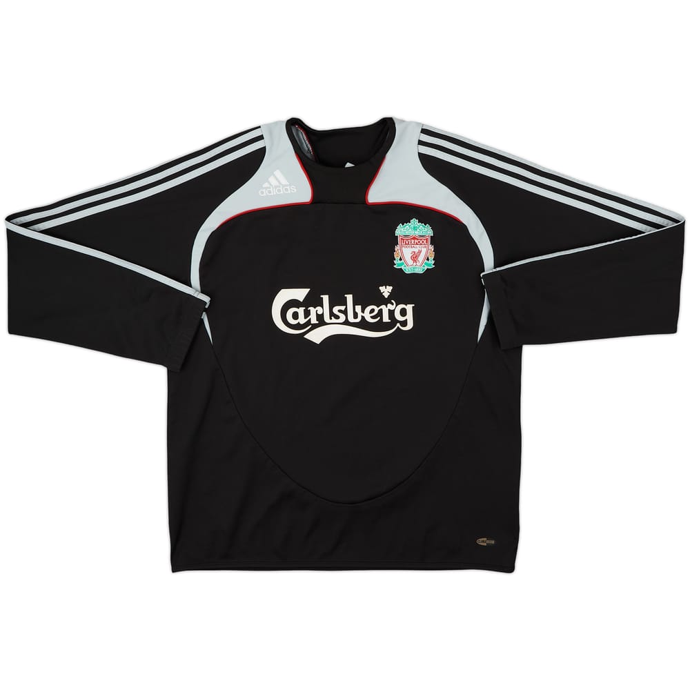 2008-09 Liverpool adidas Sweat Top - 8/10 - (M/L)