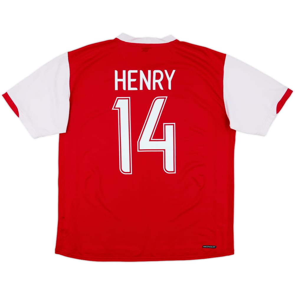 2006-08 Arsenal Home Shirt Henry #14 - 6/10 - (L)