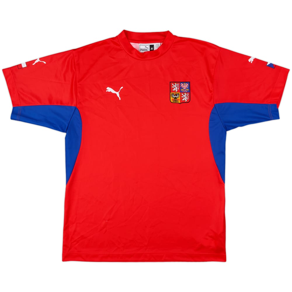2002-04 Czech Republic Basic Home Shirt - 9/10 - (XL)