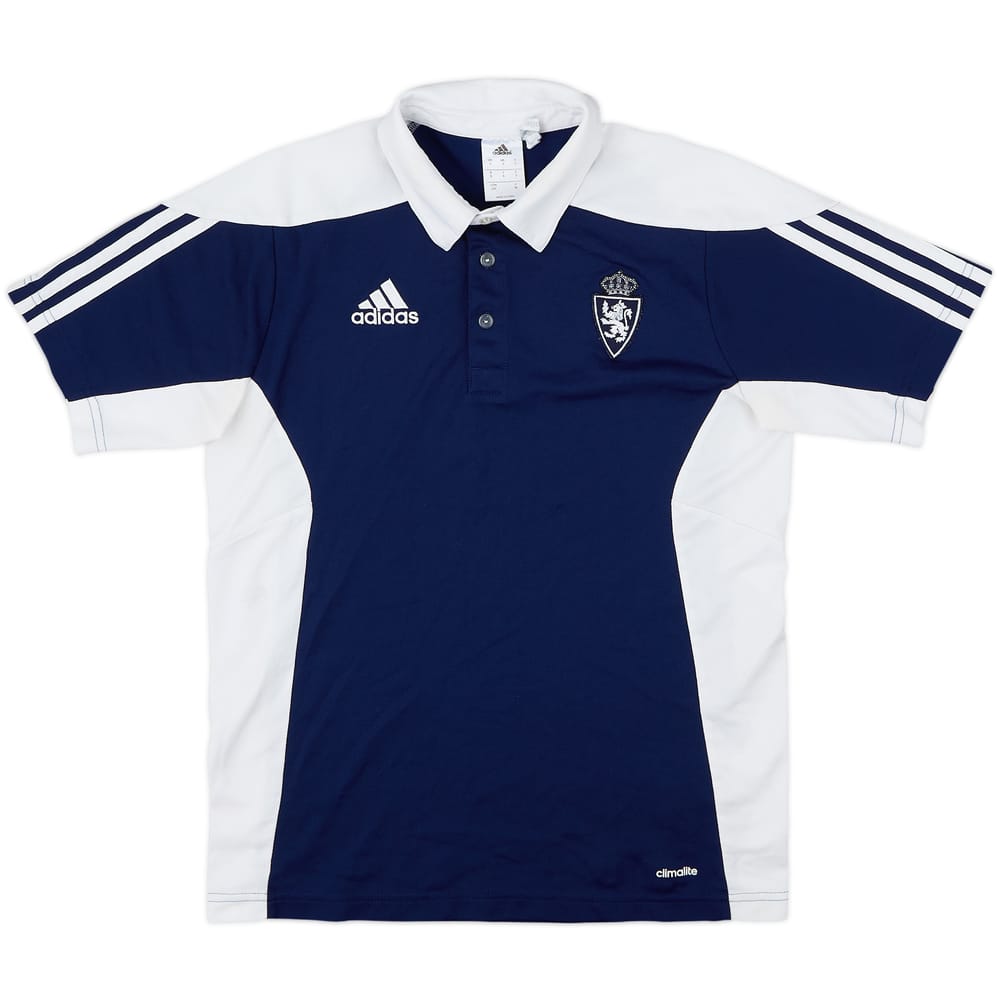 2016-17 Real Zaragoza adidas Polo Shirt - 9/10 - (S)