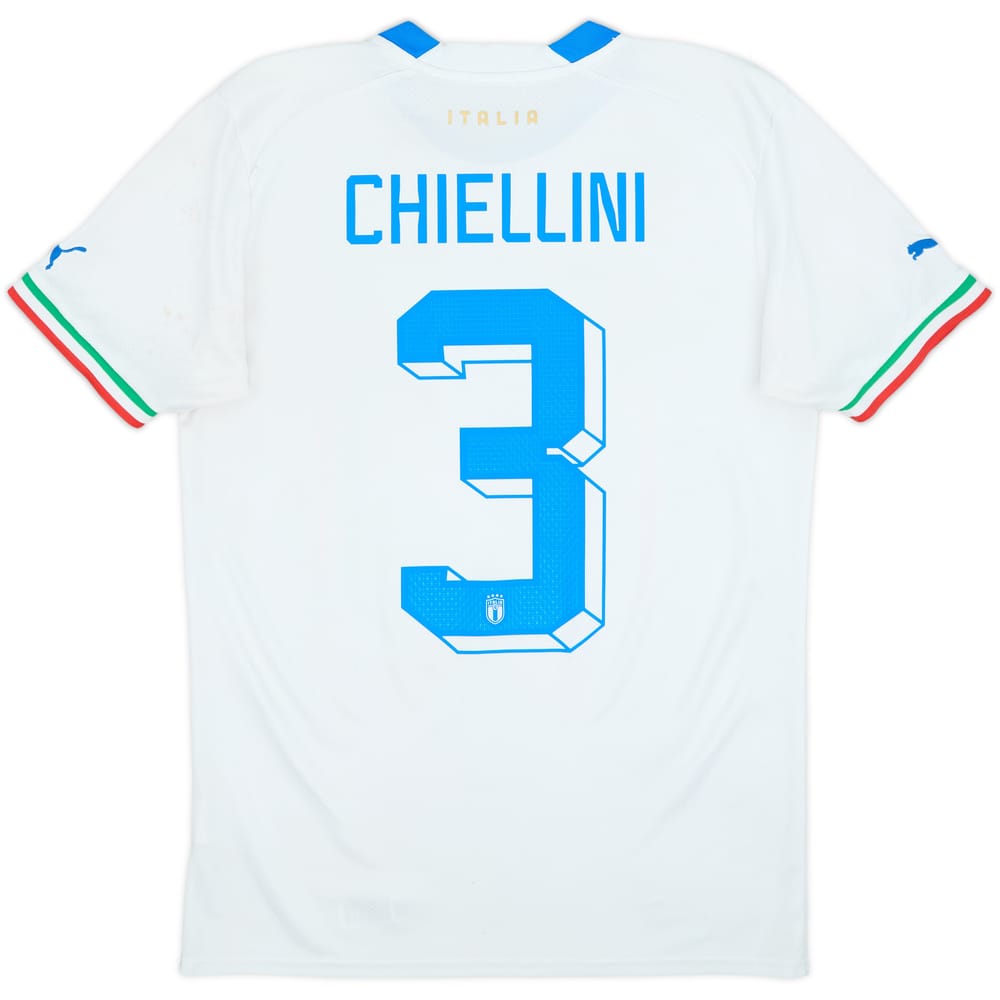 2022-23 Italy Away Shirt Chiellini #3 - 5/10 - (S)