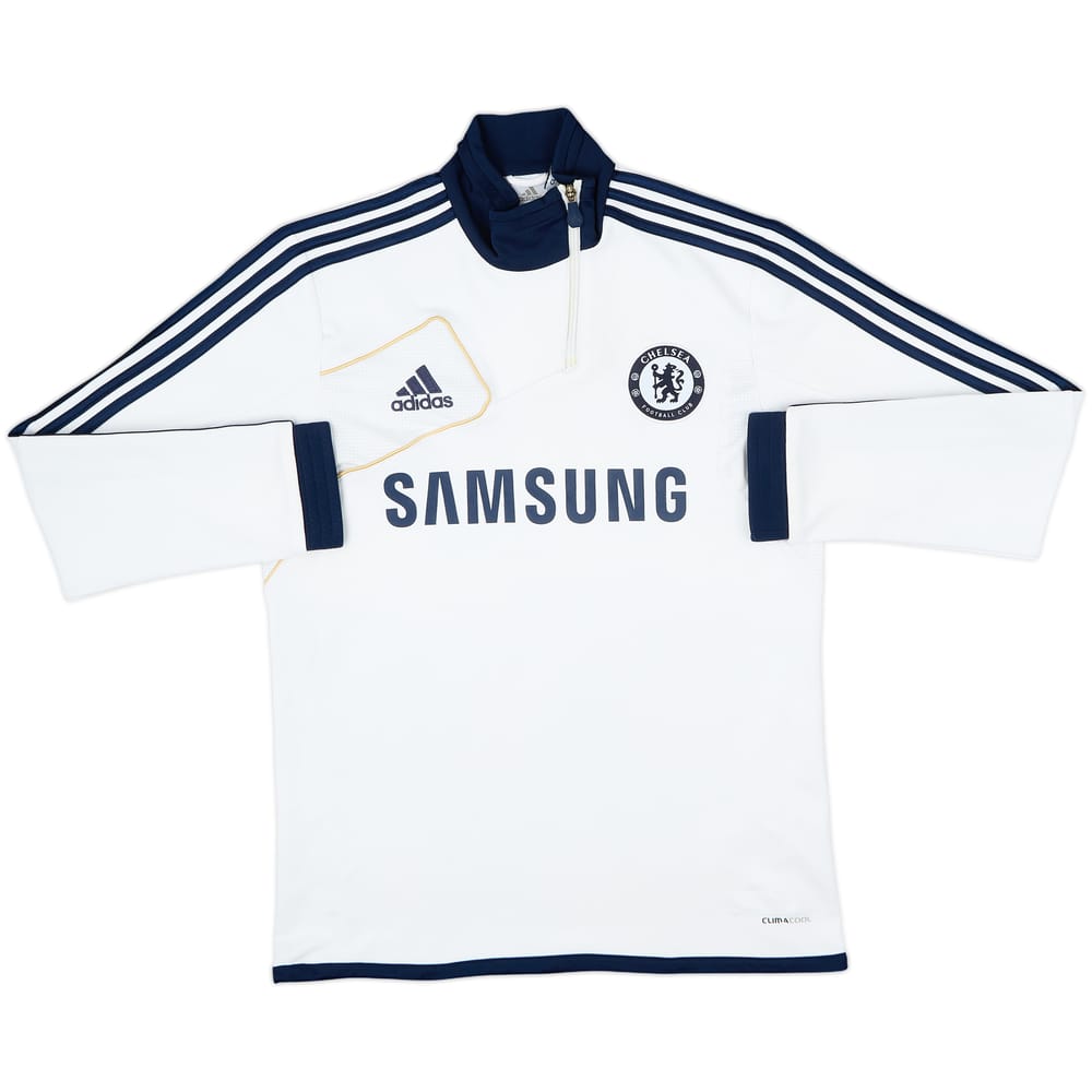 2012-13 Chelsea adidas 1/4 Zip Drill Top - 9/10 - (M/L)
