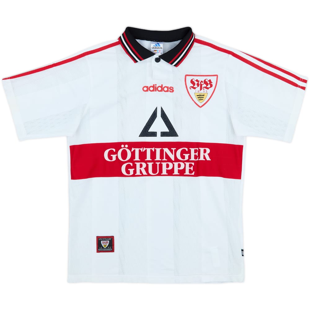 1997-98 Stuttgart Home Shirt - 8/10 - (XL.Boys)