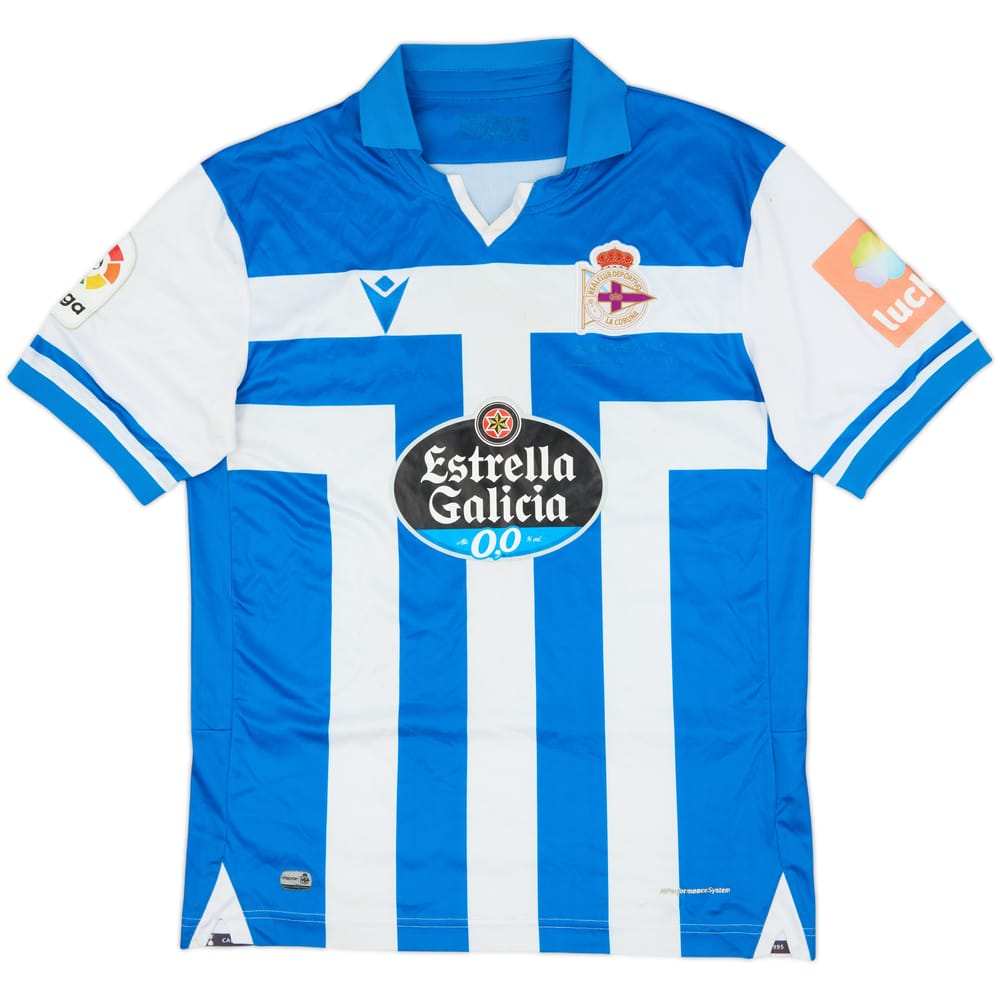 2020-21 Deportivo de La Coruna Home Shirt - 5/10 - (L)