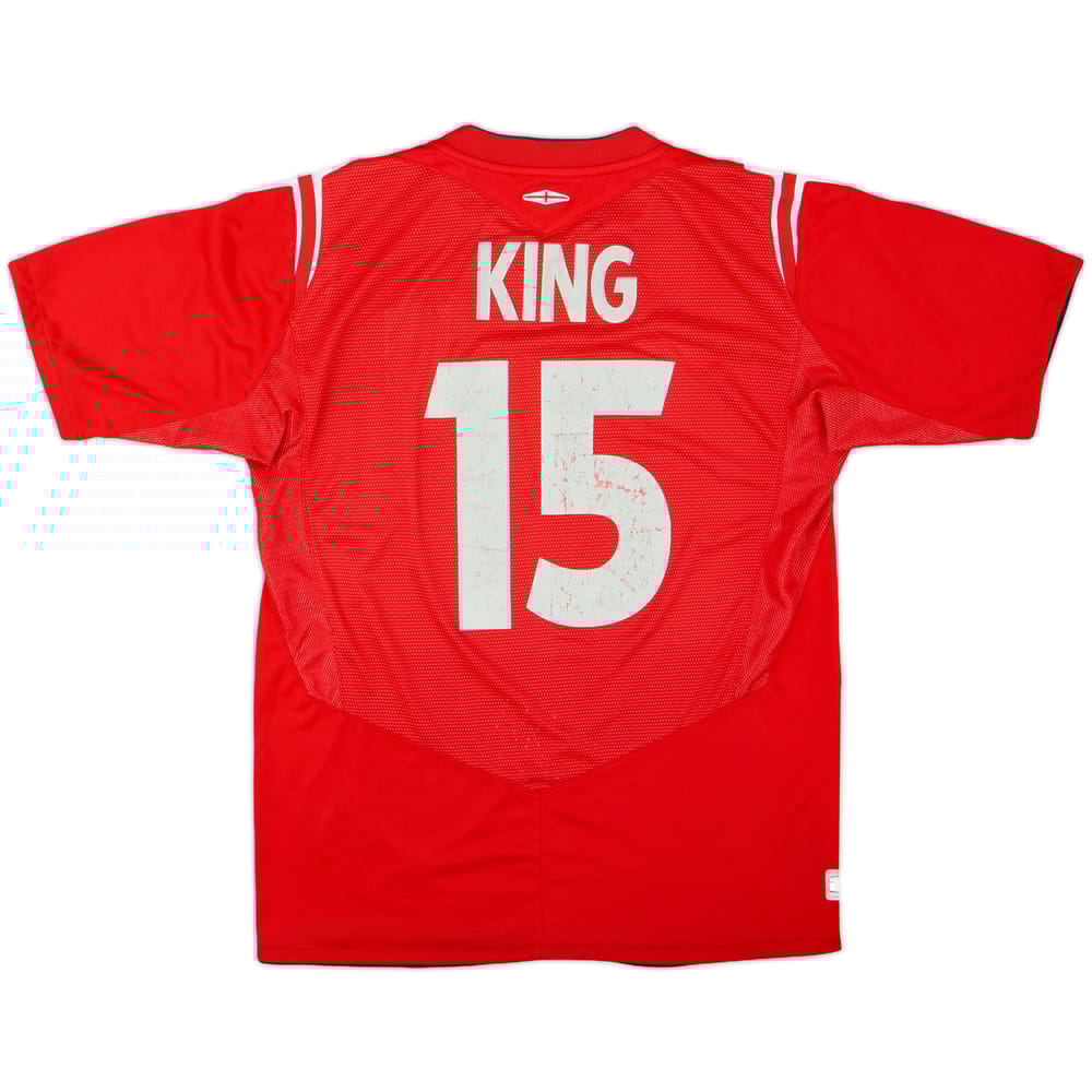 2004-06 England Away Shirt King #15 - 5/10 - (M)