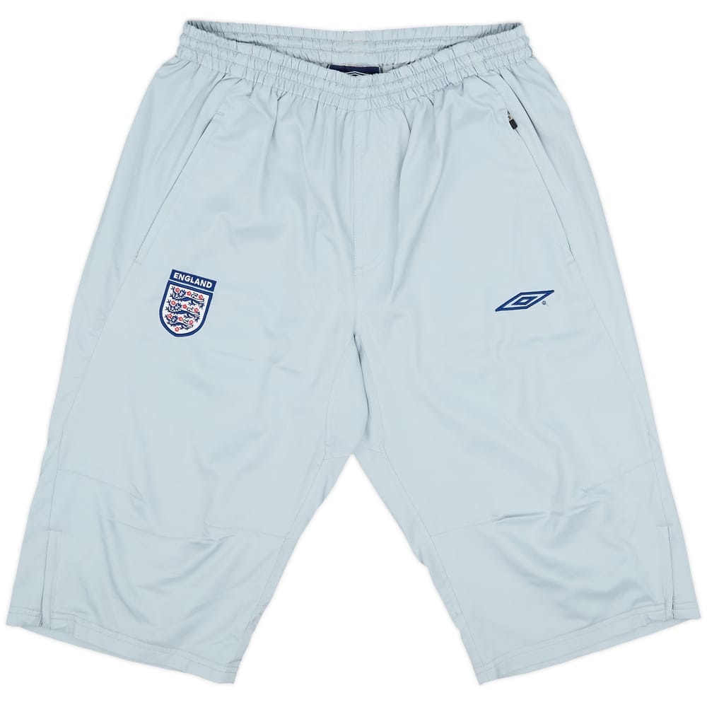 2002-04 England Umbro 3/4 Track Pants/Bottoms - 8/10 - (M)
