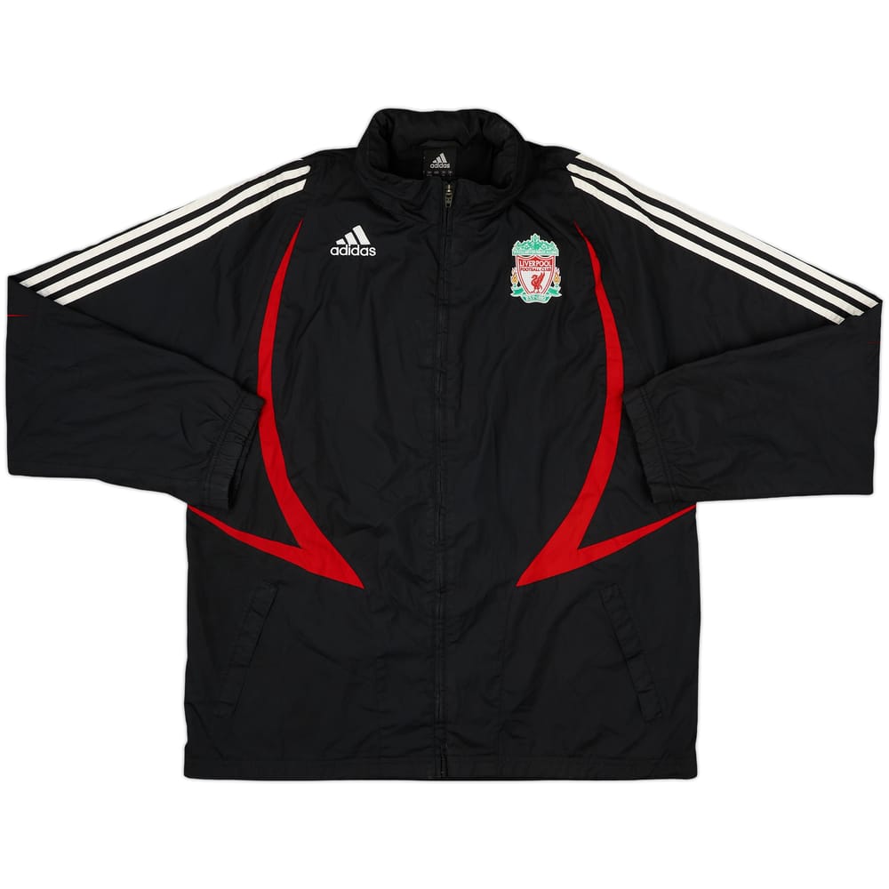 2007-08 Liverpool adidas Hooded Rain Jacket - 5/10 - (L)