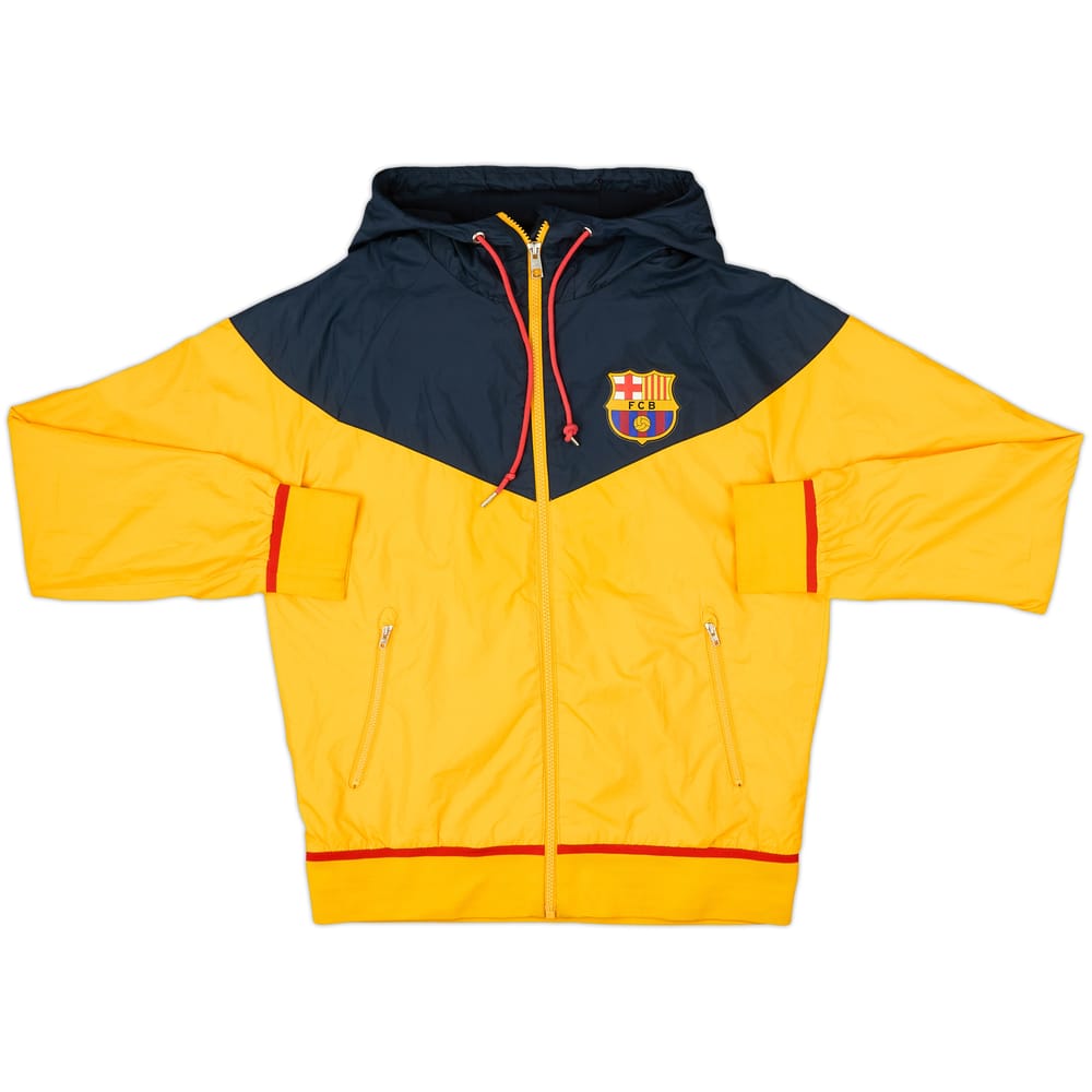 2015-16 Barcelona Nike Hooded Track Jacket - 8/10 - (S)
