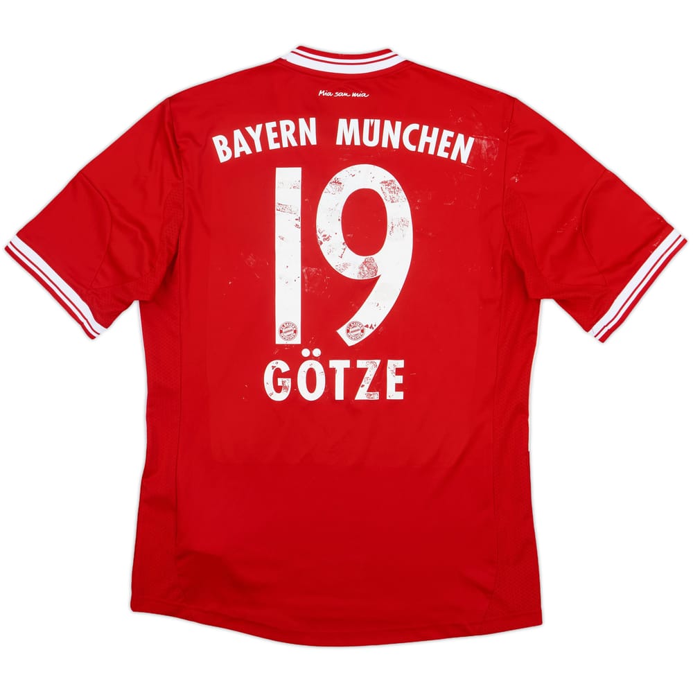 2013-14 Bayern Munich Home Shirt Gotze #19 - 4/10 - (M)
