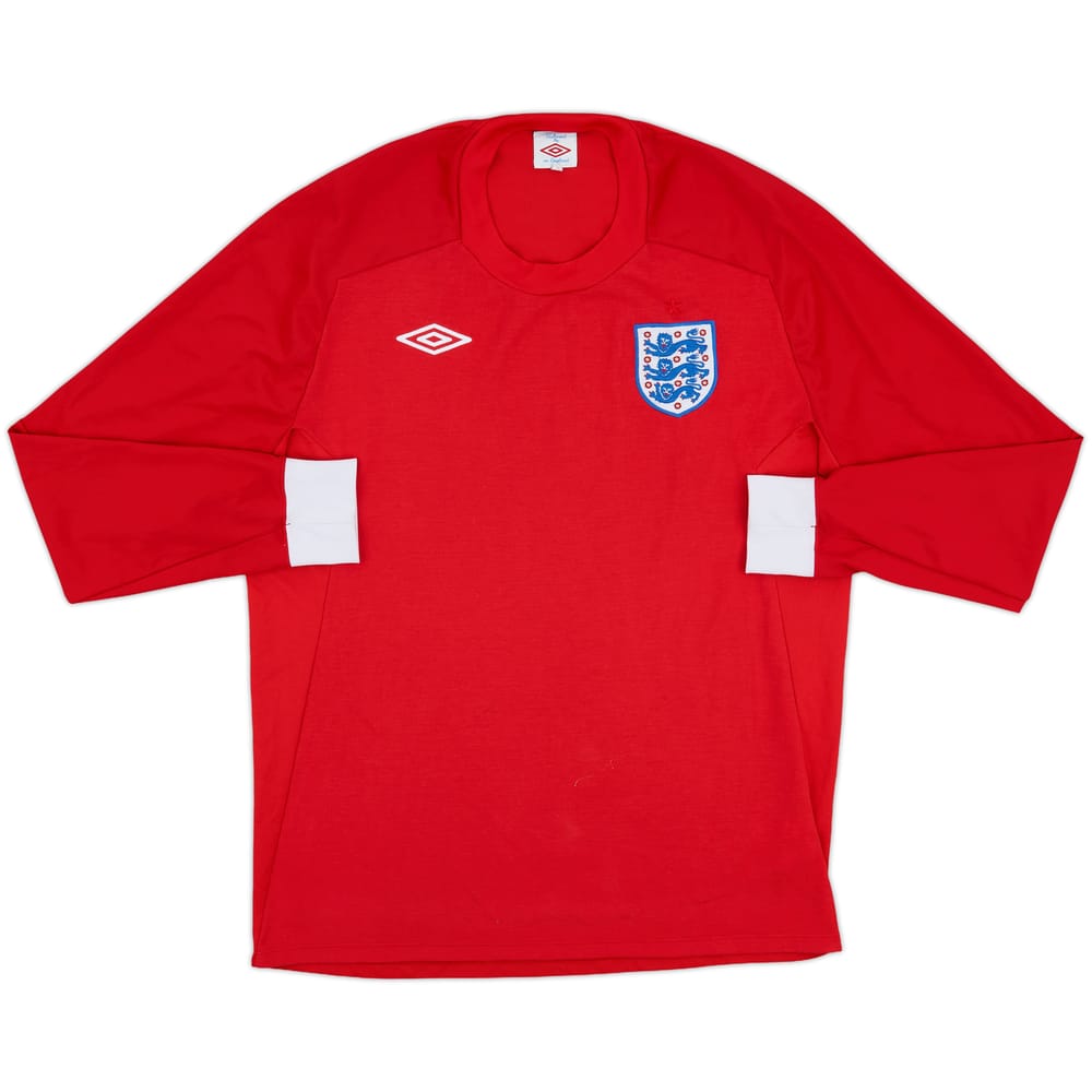 2010-11 England Away L/S Shirt - 10/10 - (L)
