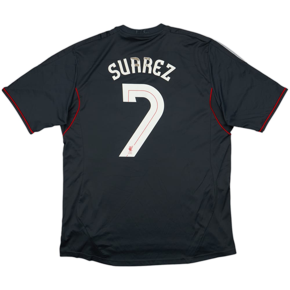 2011-12 Liverpool Away Shirt Suarez #7 - 4/10 - (XL)
