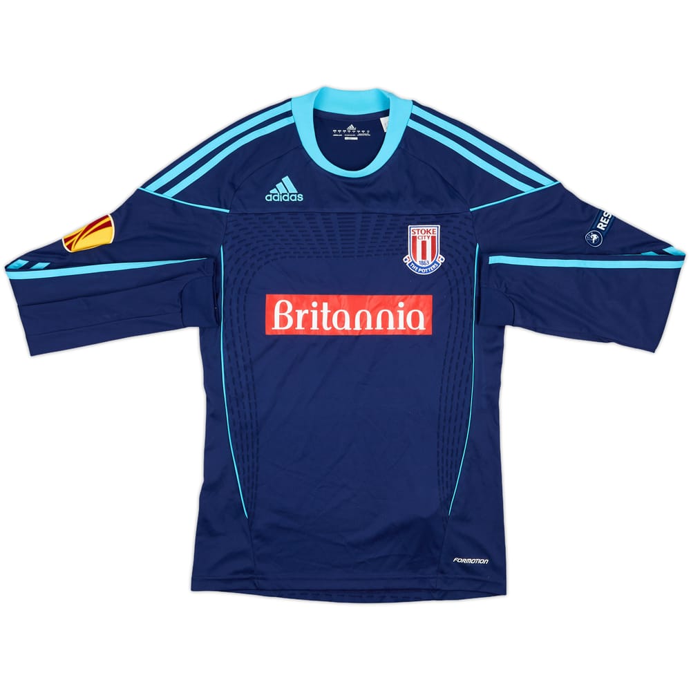2010-12 Stoke City Away L/S Shirt - 9/10 - (S)