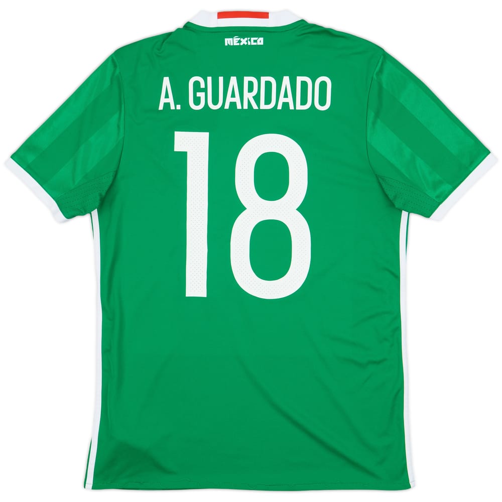 2016-17 Mexico Copa America Home Shirt A.Guardado #18 - 8/10 - (M)