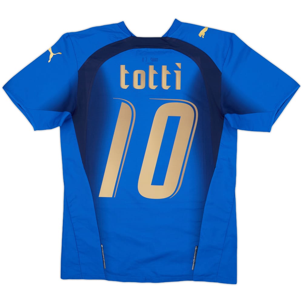 2006 Italy Home Shirt Totti #10 - 8/10 - (XS)