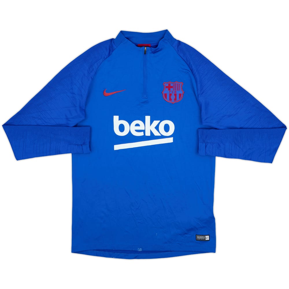 2019-20 Barcelona Nike 1/4 Zip Drill Top - 7/10 - (M)