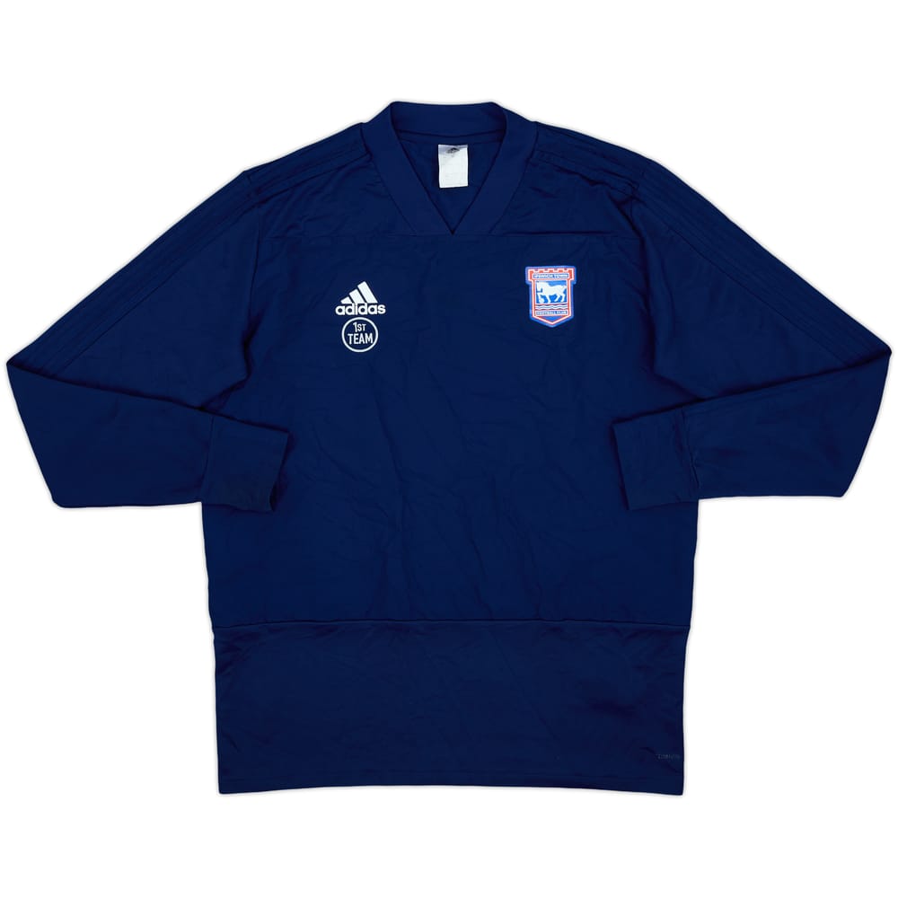 2017-18 Ipswich Player Issue adidas Drill Top - 6/10 - (L)
