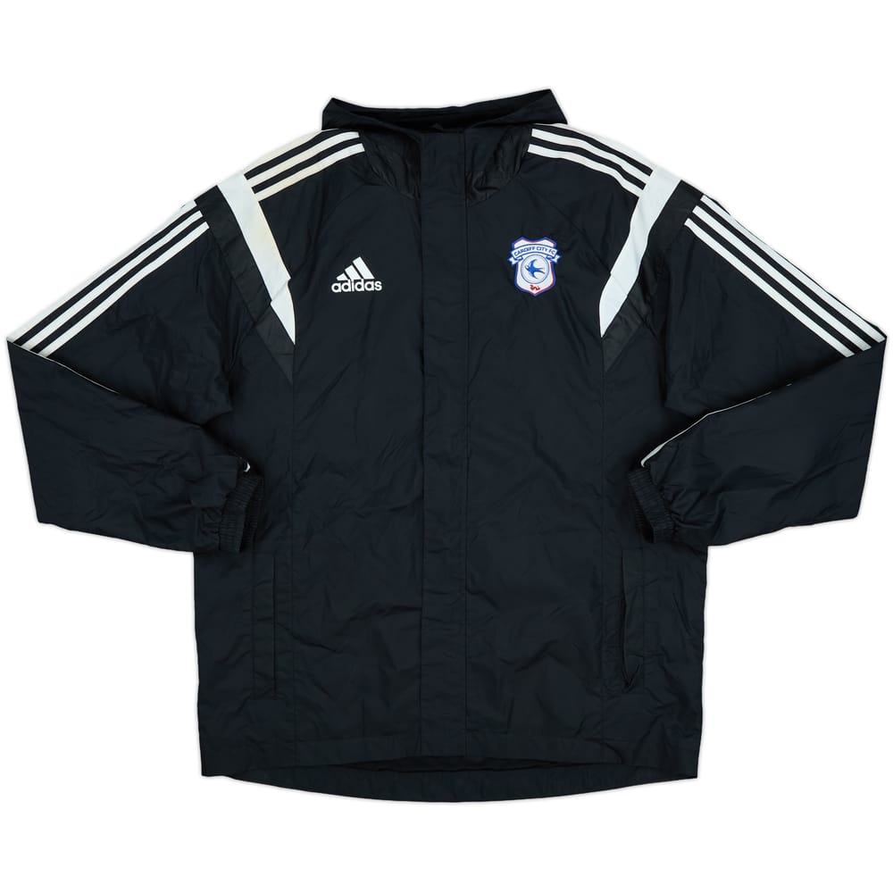 2015-16 Cardiff City adidas Hooded Track Jacket - 7/10 - (L)