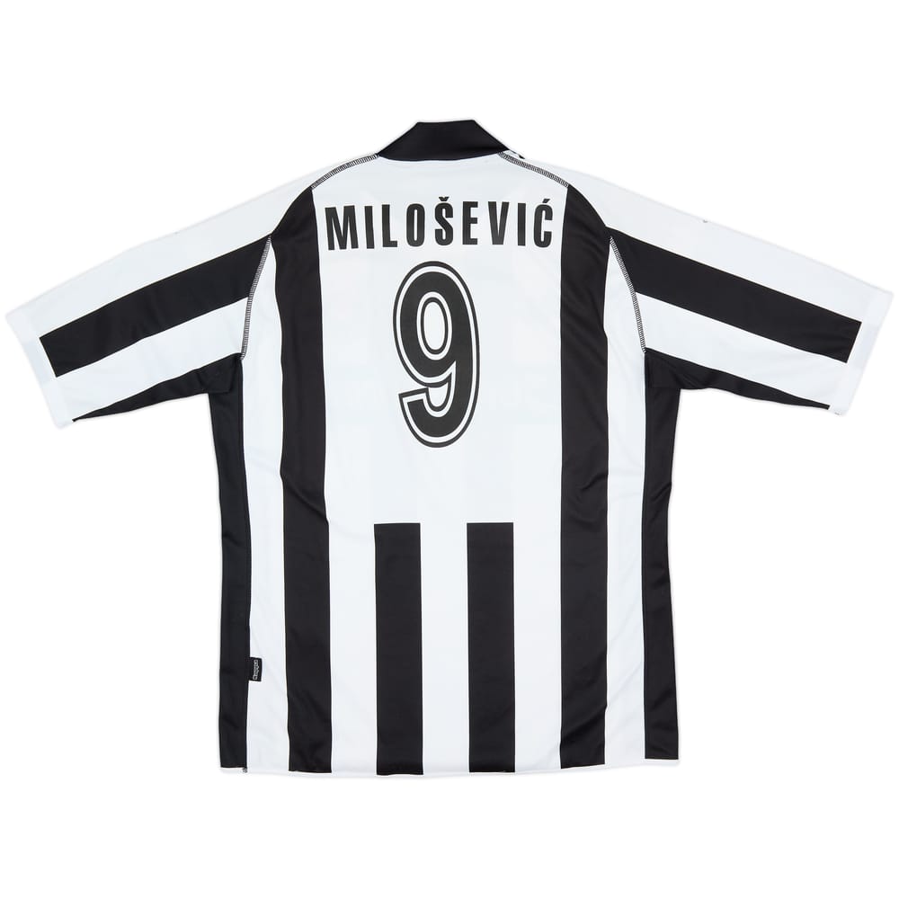 2003-04 FK Partizan Home Shirt Milosevic #9 - 8/10 - (XXL)