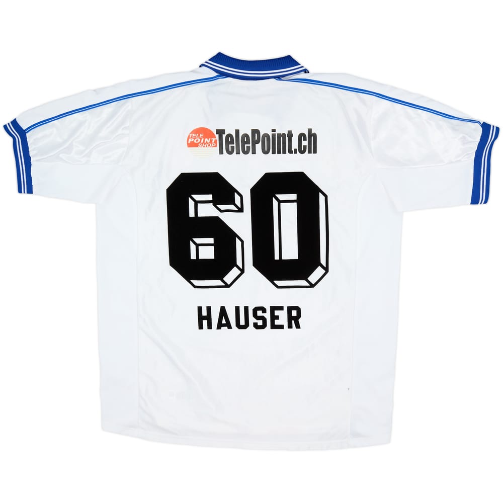 2002-03 Luzern Home Shirt Hauser #60 - 8/10 - (XL)