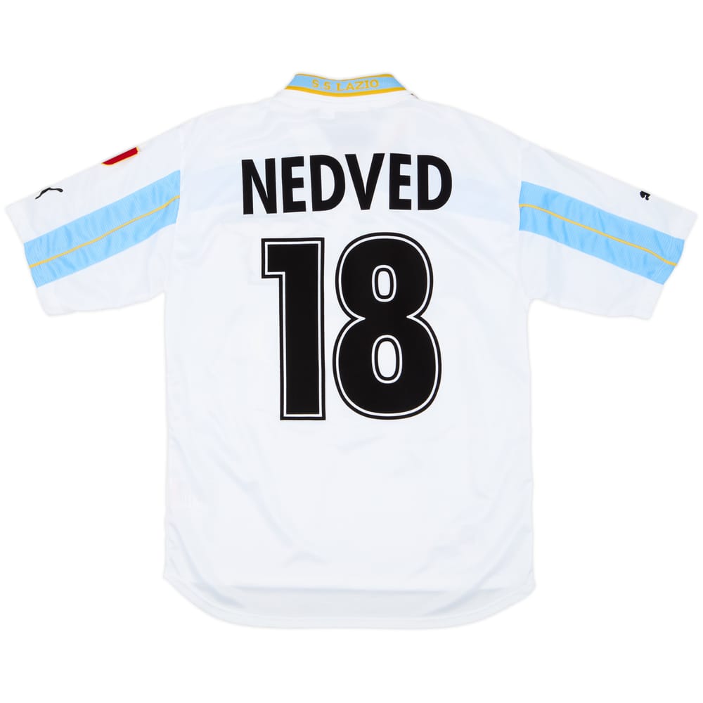 1999-00 Lazio Centenary Home Shirt Nedved #18 - 8/10 - (S)