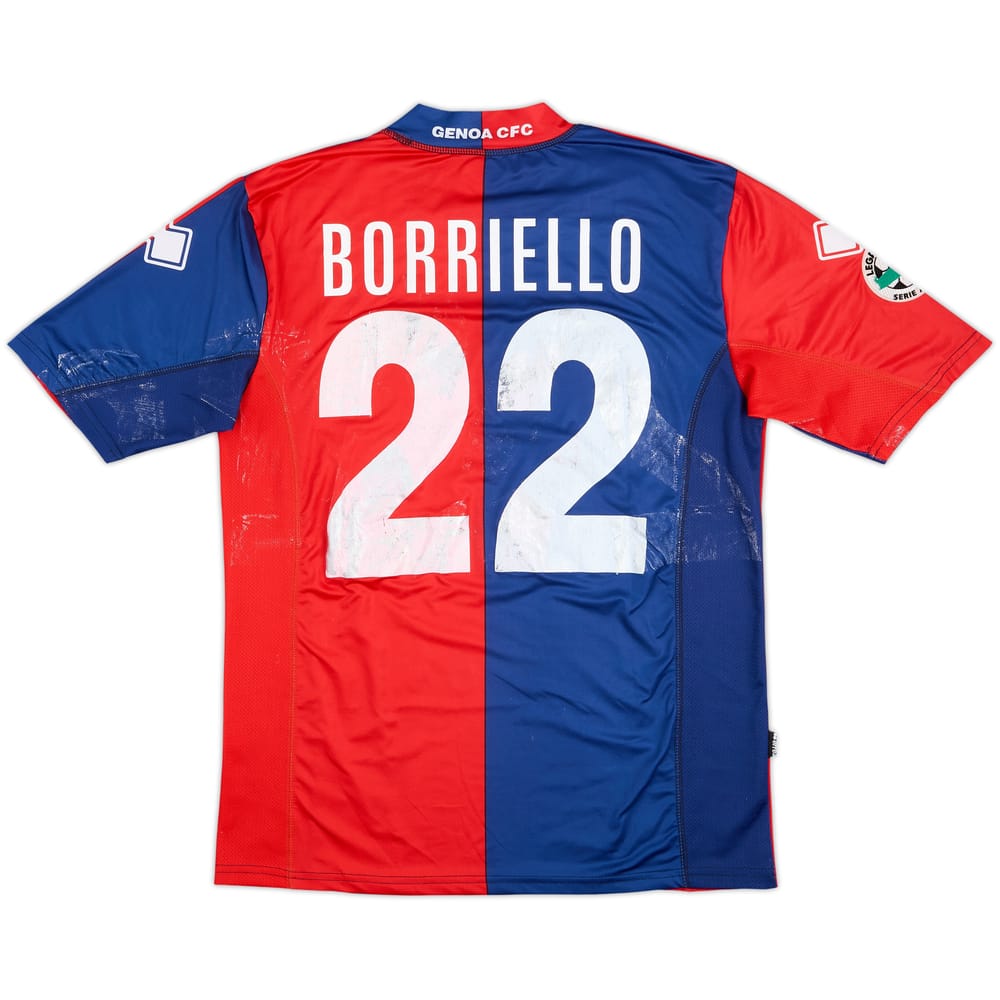 2007-08 Genoa Home Shirt Borriello #22 - 4/10 - (XL)