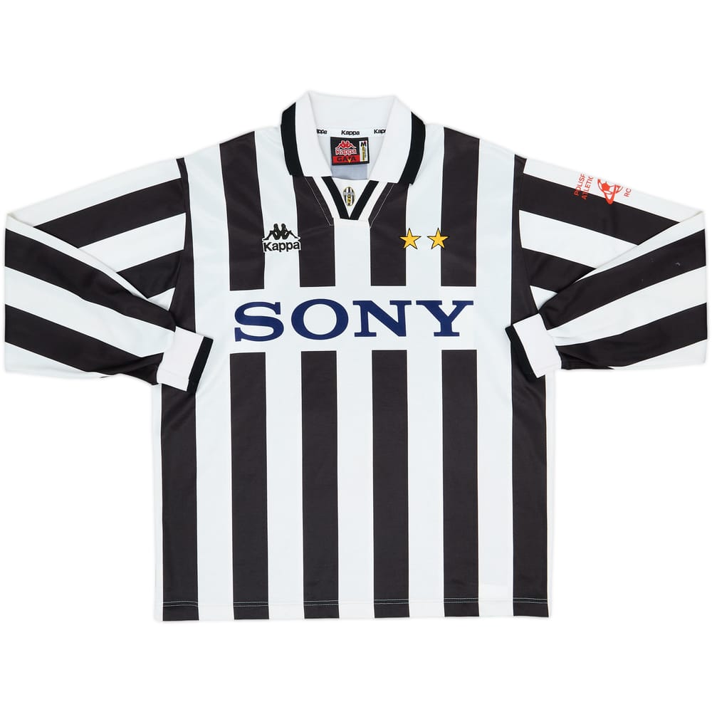 1995-97 Juventus Home L/S Shirt #2 - 5/10 - (M)