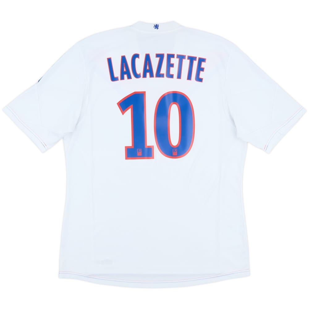 2013-14 Lyon Home Shirt Lacazette #10 - 6/10 - (XL)
