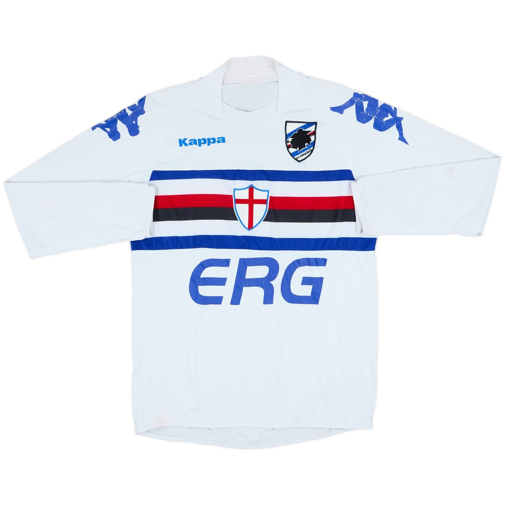 2008-09 Sampdoria Away L/S Shirt - 5/10 - (S)