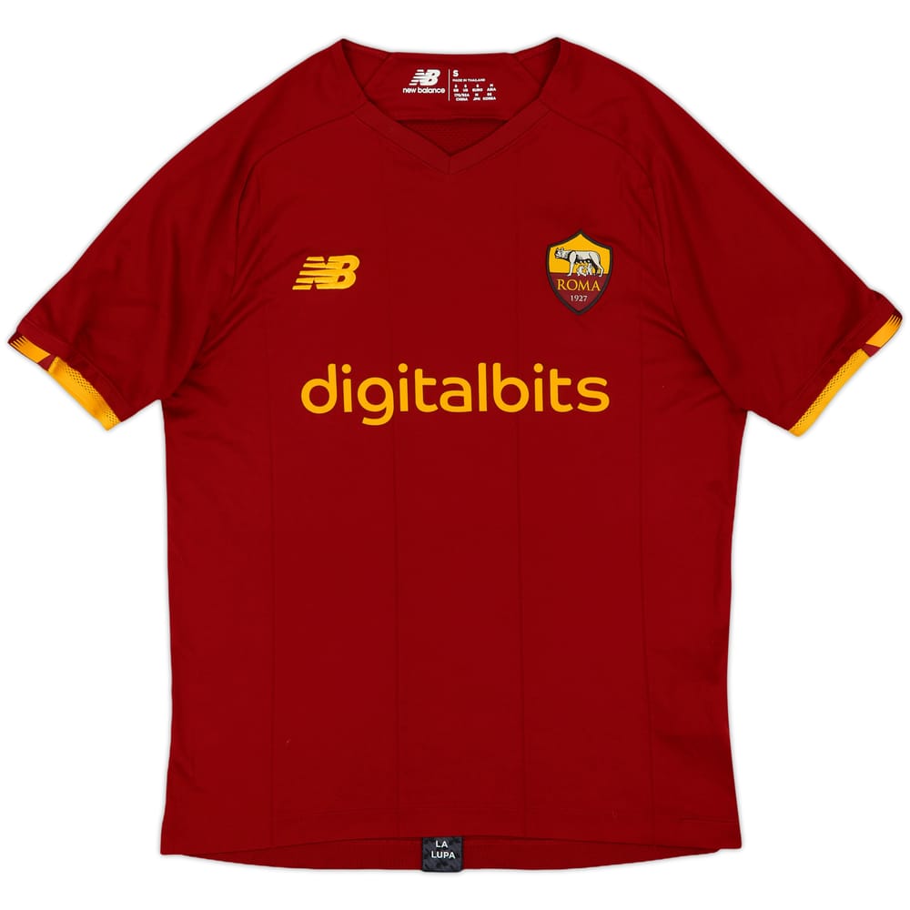 2021-22 Roma Home Shirt - 8/10 - (S)