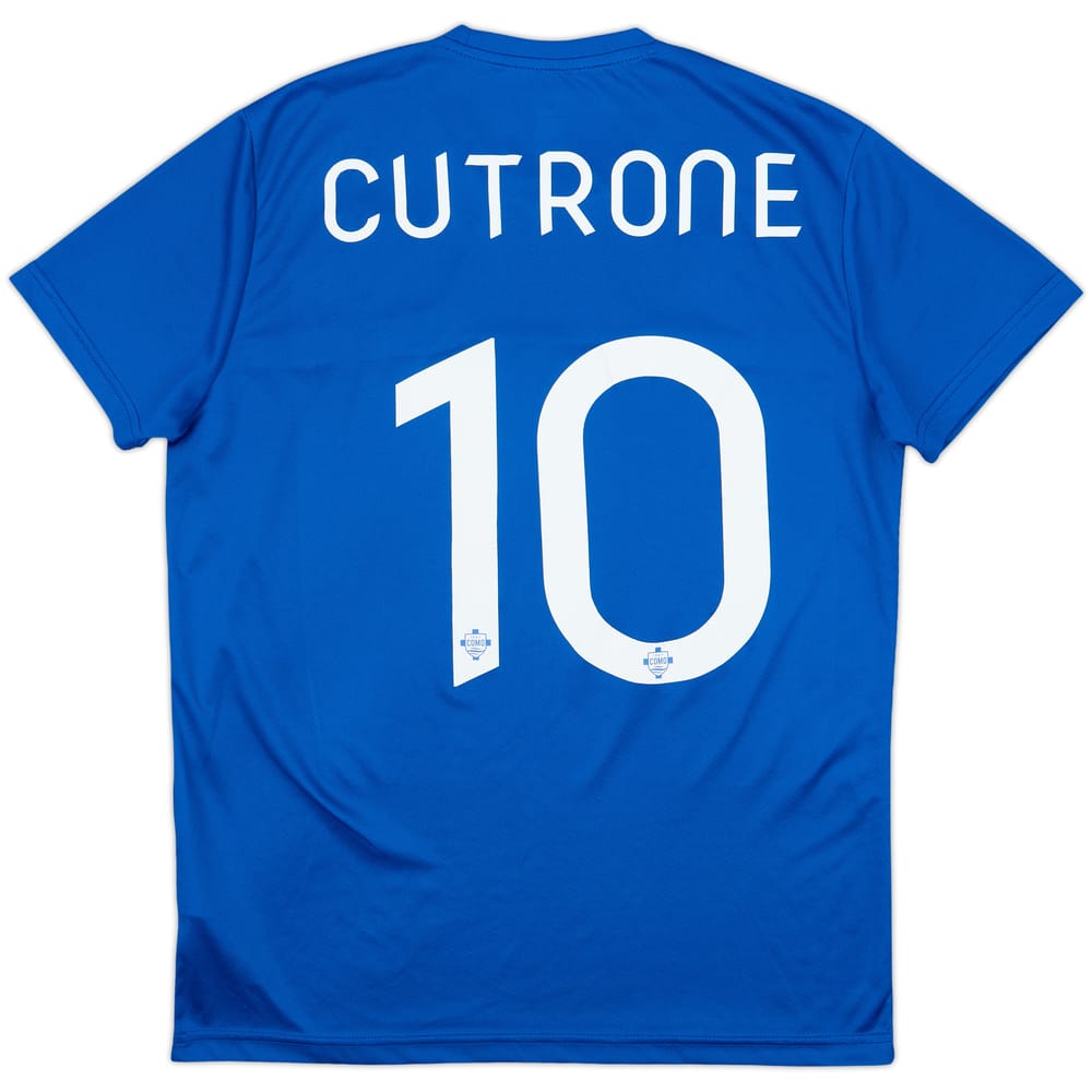 2023-24 Como Errea Training Shirt Cutrone #10 - 7/10 - (M)