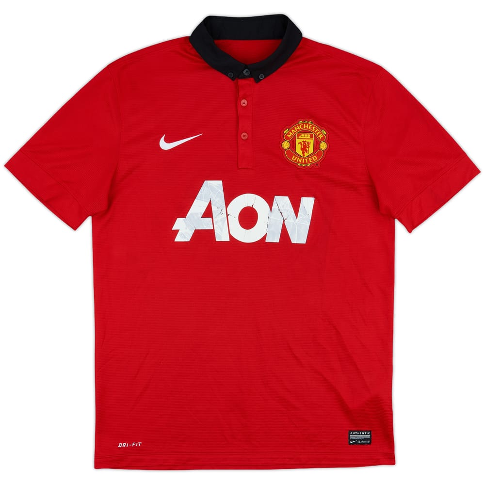 2013-14 Manchester United Home Shirt - 4/10 - (M)