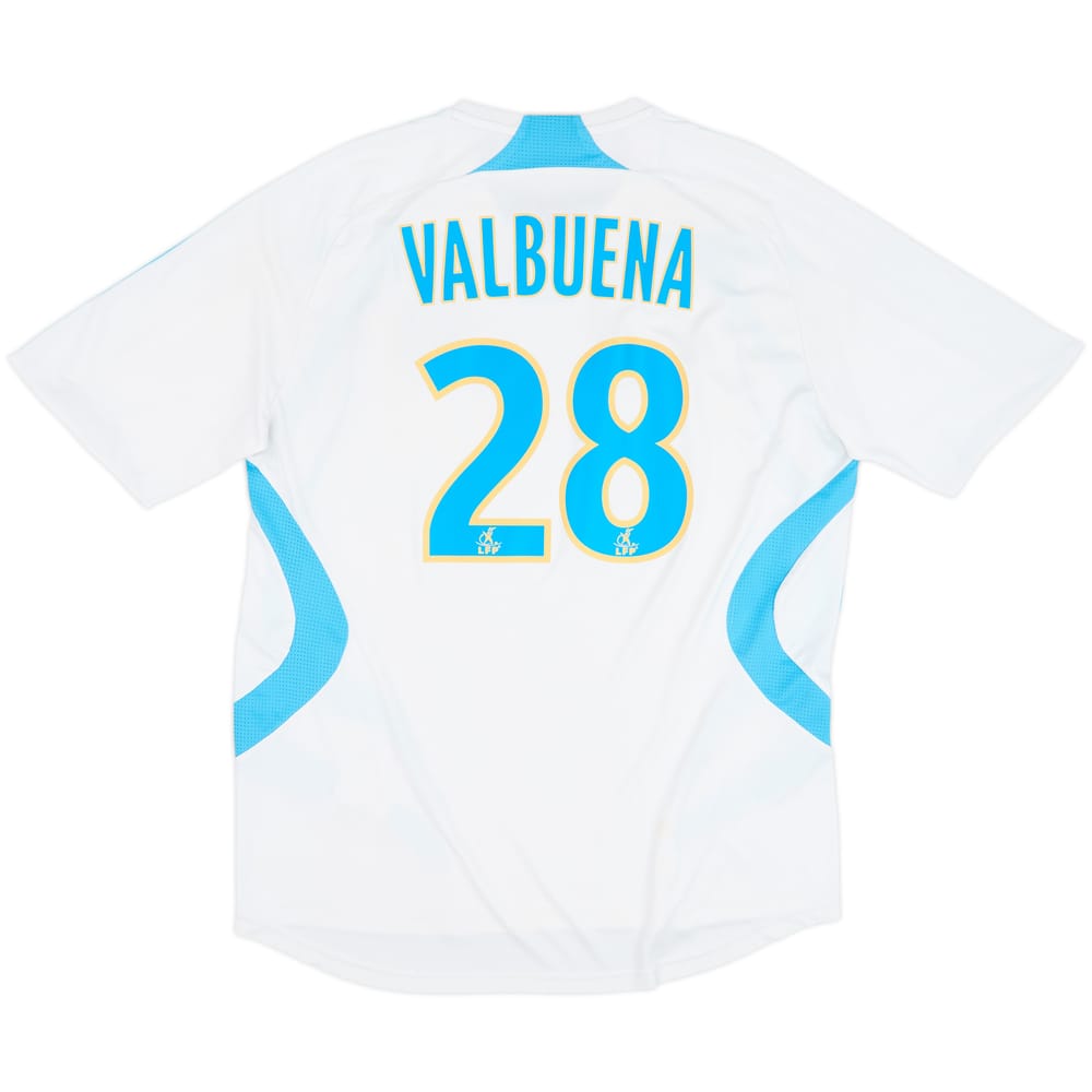 2007-08 Olympique Marseille Home Shirt Valbuena #28 - 7/10 - (L)