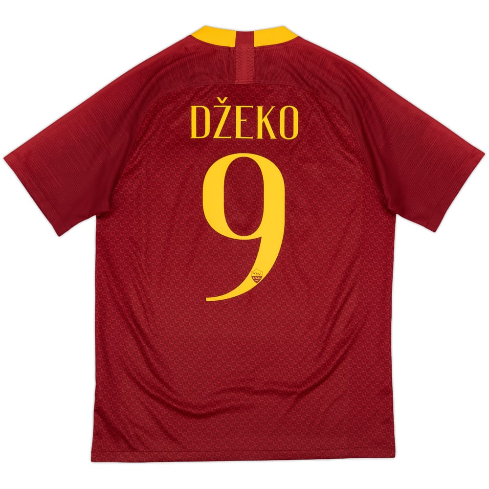 2018-19 Roma Home Shirt Dzeko #9 - 8/10 - (M)