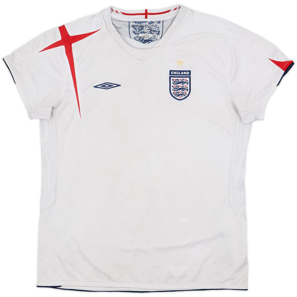 2005-07 England Home Shirt - 4/10 - (Women's M)