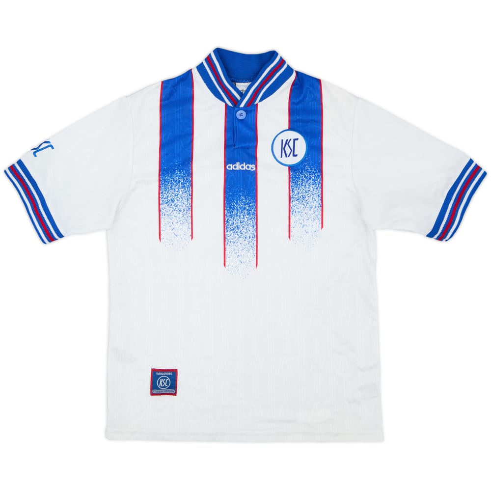 1996-98 Karlsruhe Home Shirt - 8/10 - (L.Boys)
