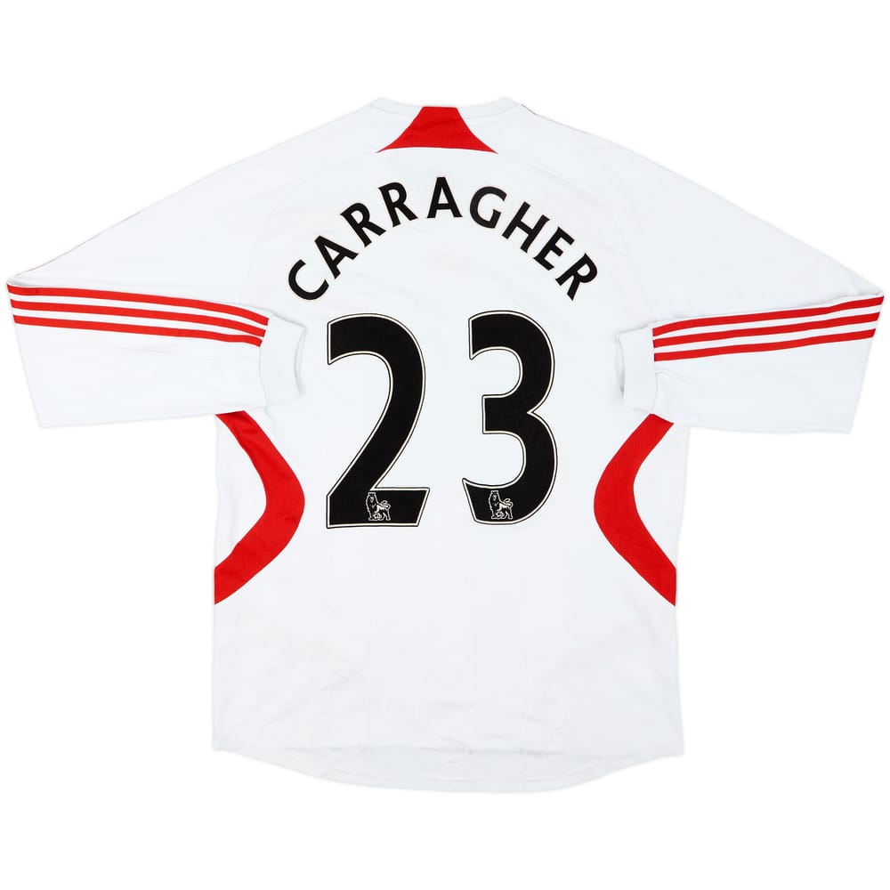 2007-08 Liverpool Away L/S Shirt Carragher #23 - 3/10 - (L)