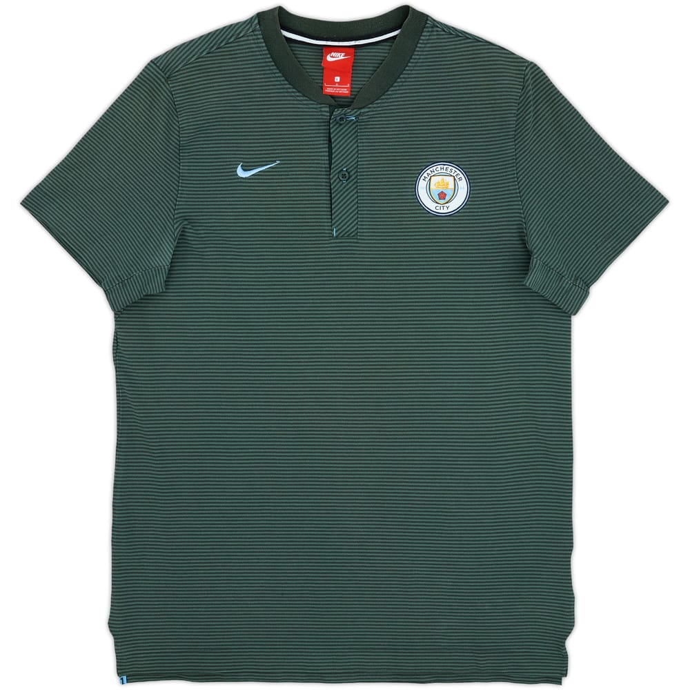 2017-18 Manchester City Nike Polo Shirt - 8/10 - (L)