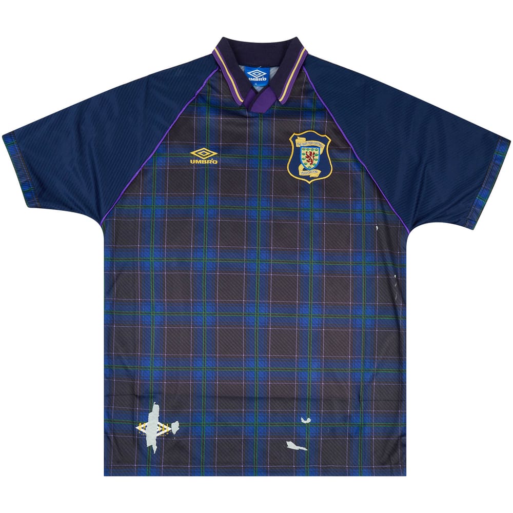 1994-96 Scotland Match Issue Home Shirt #11 (Jackson)