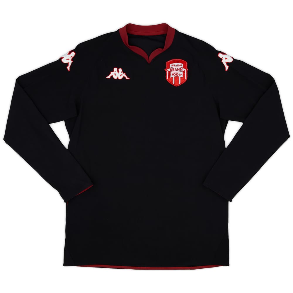 2008-09 Brann Away L/S Shirt - 9/10 - (L)