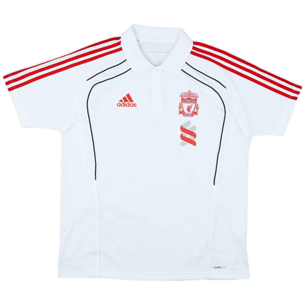 2010-11 Liverpool adidas Polo Shirt - 9/10 - (L)