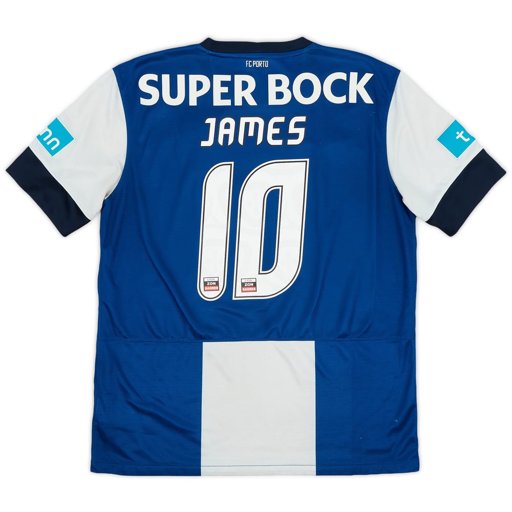 2012-13 Porto Home Shirt James #10 - 6/10 - (L)